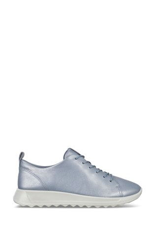 ECCO® Flexure Blue Runner Leather Lace Trainers