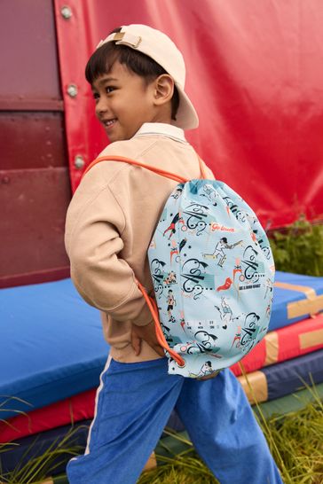 Buy Cath Kidston Blue Kids Drawstring Backpack from Next Bahrain