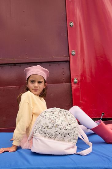 Buy Cath Kidston Ecru Ballet Print Kids Drawstring Backpack from Next Bahrain
