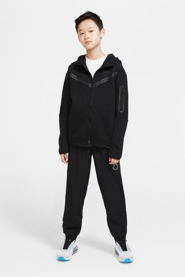 Nike black clearance tech tracksuit