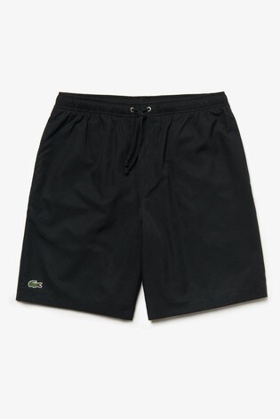 lacoste woven shorts