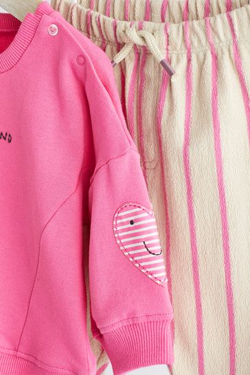 Pink online jumper baby
