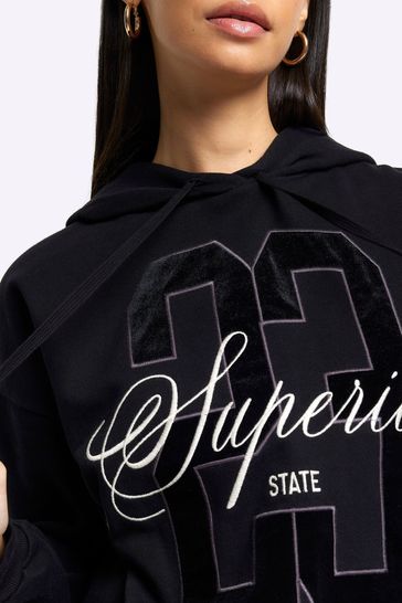 River island 2025 black hoodie