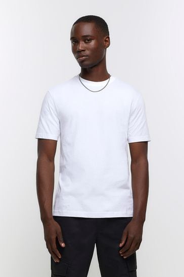River island 2025 plain t shirts