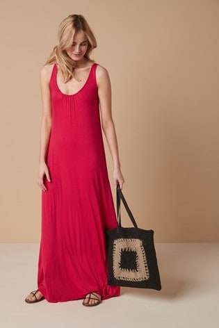maxi trapeze dress