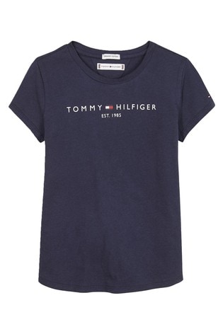 Tommy Hilfiger Blue Essential Logo T-Shirt