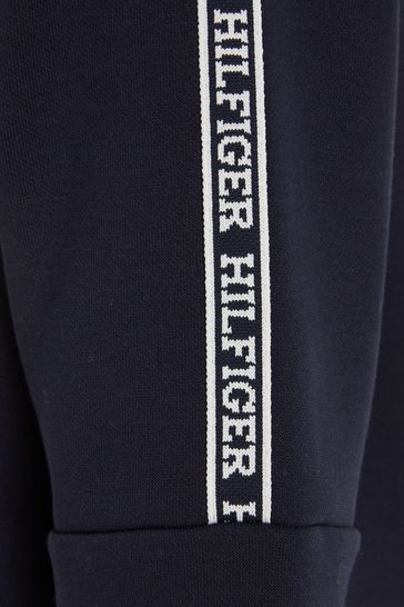 Tommy hilfiger tape sweatshirt black deals