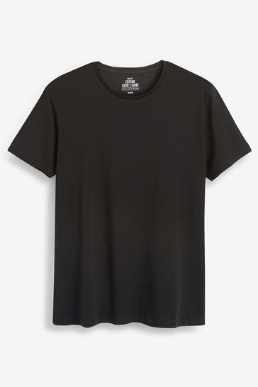 Black slim t shirt top