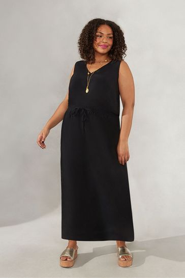Drawstring top black skirt