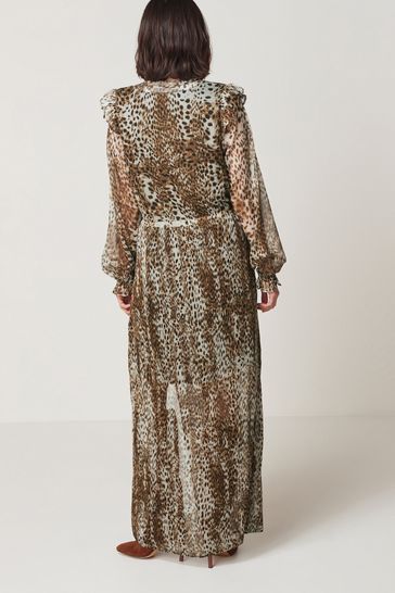 Long sleeve chiffon maxi store