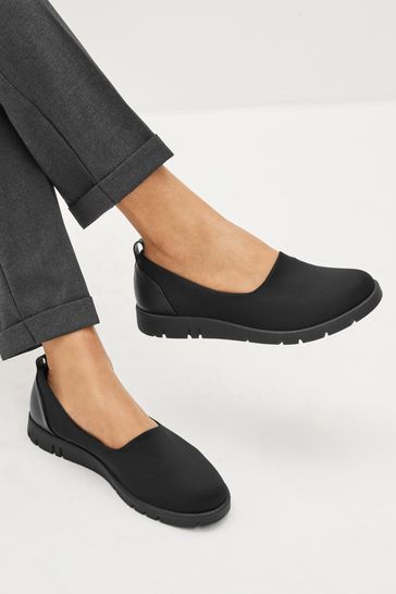 Buy Black Forever Comfort® with Motionflex Slip-On Shoes from Next USA