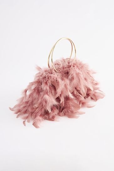 Buy Pink Feather Bag from Next United Arab Emirates
