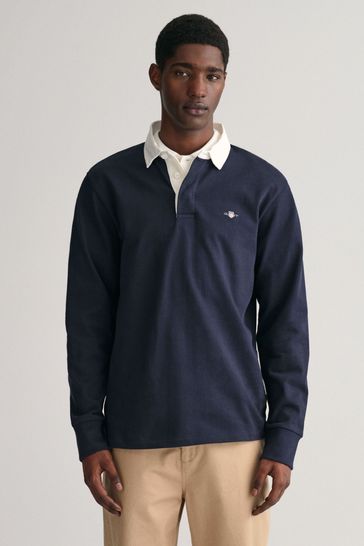 Buy GANT Blue Shield Rugby Shirt from Next Malaysia