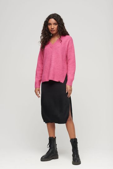 Superdry sale pink cardigan