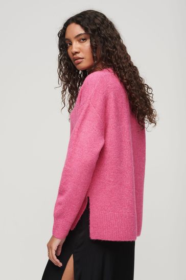 Superdry top pink jumper