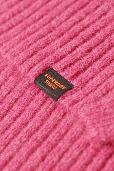 Superdry hot sale pink jumper