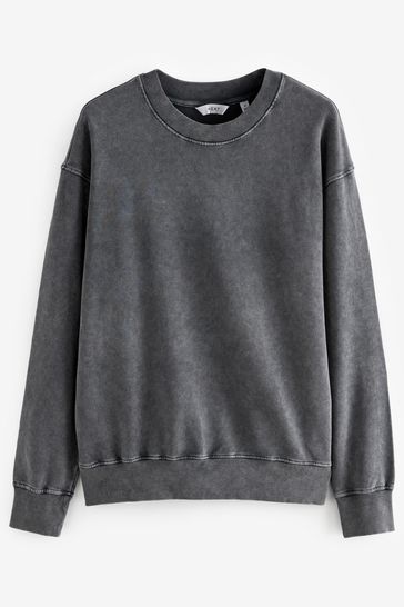 Grey wash sweatshirt store