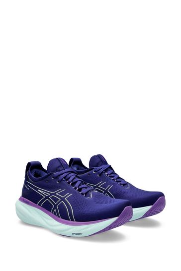 ASICS Womens Blue Gel Nimbus 26 Trainers