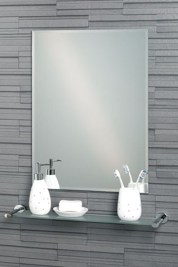 Showerdrape Fairmont Small Rectangular Bathroom Mirror