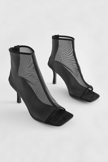 Mesh ankle best sale booties