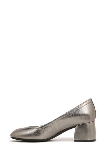 Grey leather hotsell court shoes