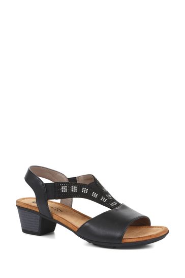 Pavers hotsell black sandals