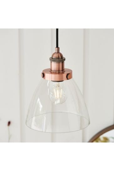 Gallery Home Copper Pierre Ceiling Light Pendant