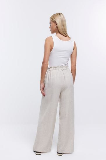 Next petite clearance linen trousers