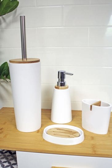 White online bathroom accessories