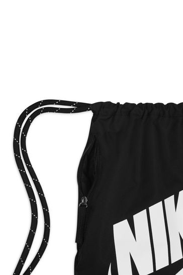 Drawstring black bag on sale