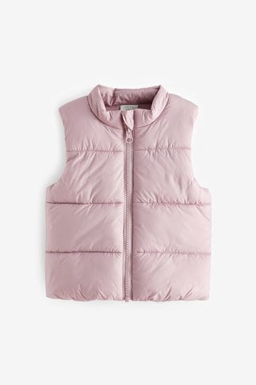 Pink Baby Padded Gilet (0mths-2yrs)