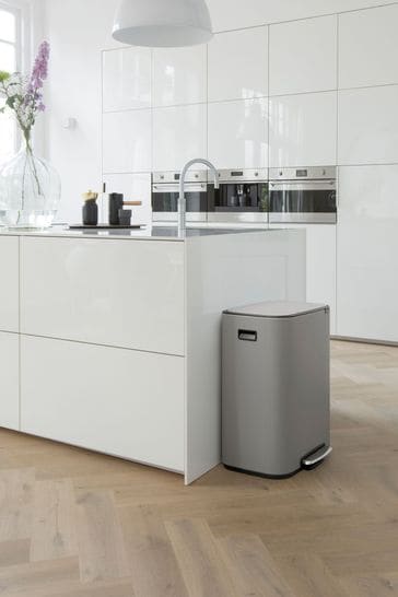 Brabantia Mineral Concrete Grey Bo 60L Pedal Bin