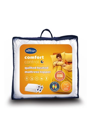 Buy Silentnight White Multi-Zone Heated And Quilted Mattress Topper Electric  Blanket from the Next UK online shop