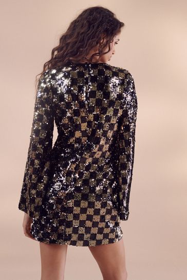 Black and gold christmas dress new arrivals