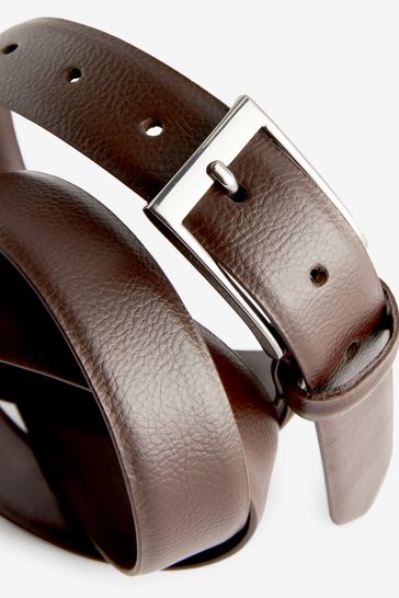 Buy Brown Formal Leather Belt from Next Malta