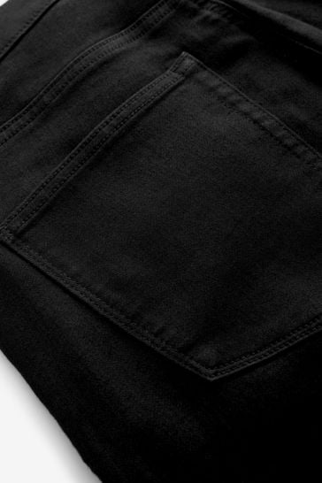 Buy Solid Black Skinny Comfort Stretch Jeans from Next Luxembourg