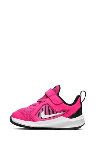 pink nike velcro shoes