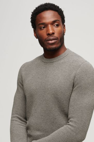 Superdry sale waffle jumper