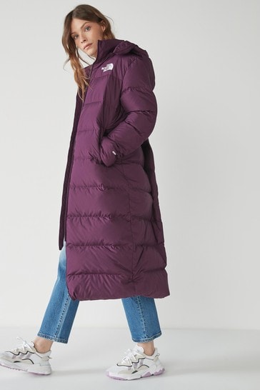 North face longline coat womens sales