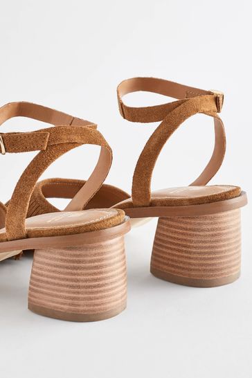 Tan suede new arrivals sandals
