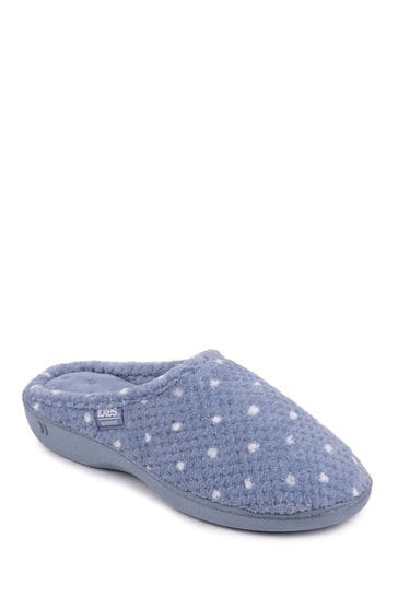 Buy Totes Blue Isotoner Popcorn Terry Mules Slippers from Next