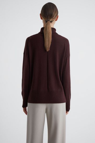 Berry roll cheap neck jumper