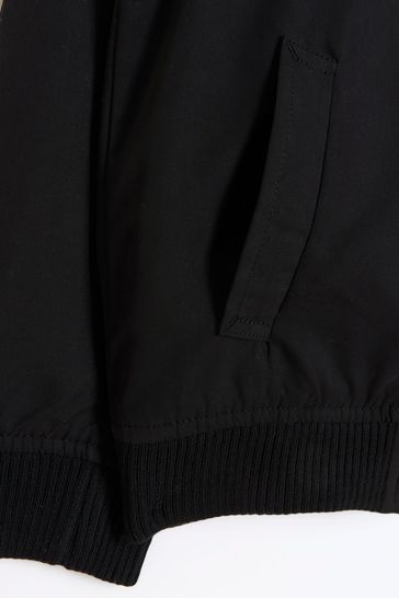 Buy River Island Black Boys Smart Bomber Jacket from Next Luxembourg