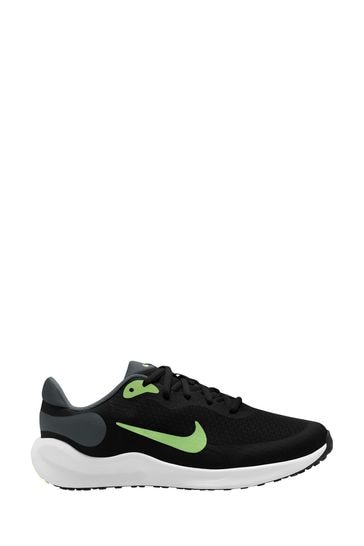 Black lime green nike shoes deals