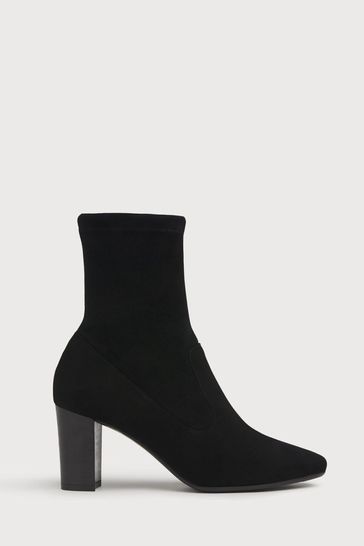 L.K.Bennett Alice Black Suede Ankle Boots