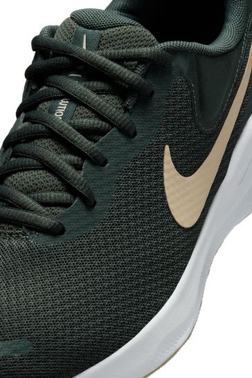 Nike dark green trainers sales