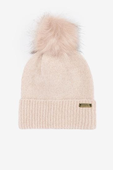 Buy Barbour International Sparkle Knitted Pom Bobble hat from Next Malta