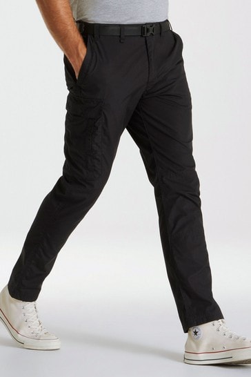 Craghoppers Black Kiwi Slim Trousers
