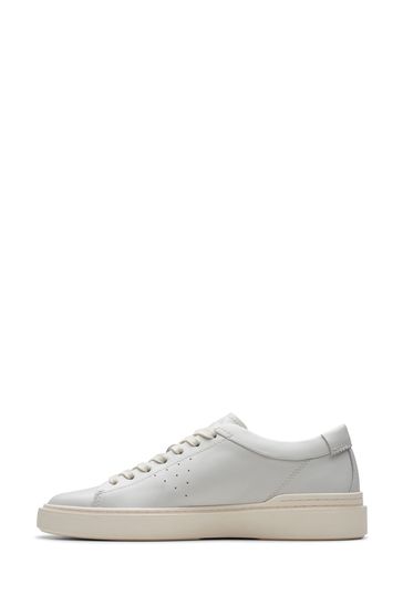 Clarks white sneakers best sale
