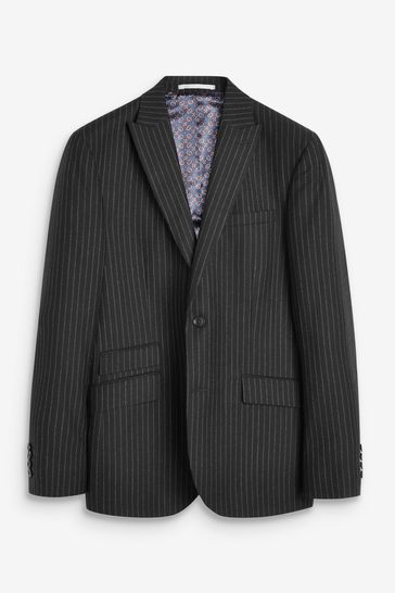 Black shop striped jacket